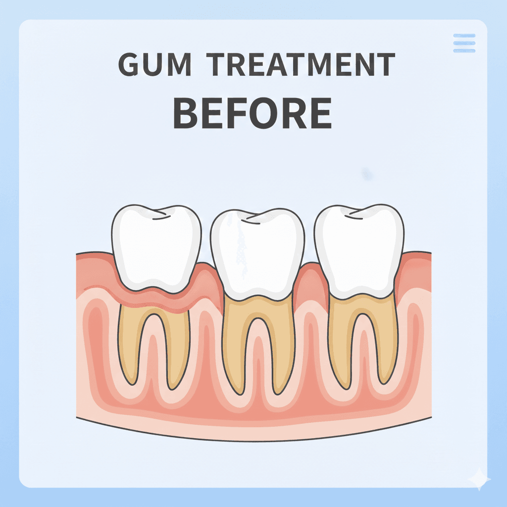 Gum Treatment before