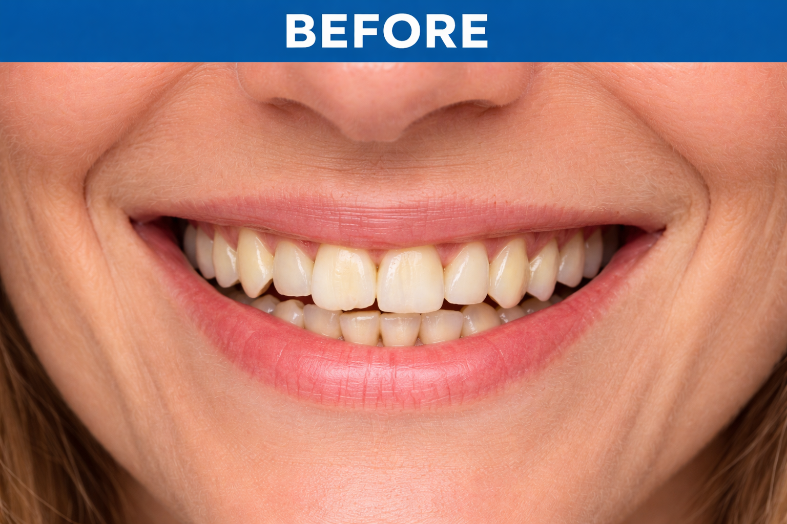 Smile Makeover before